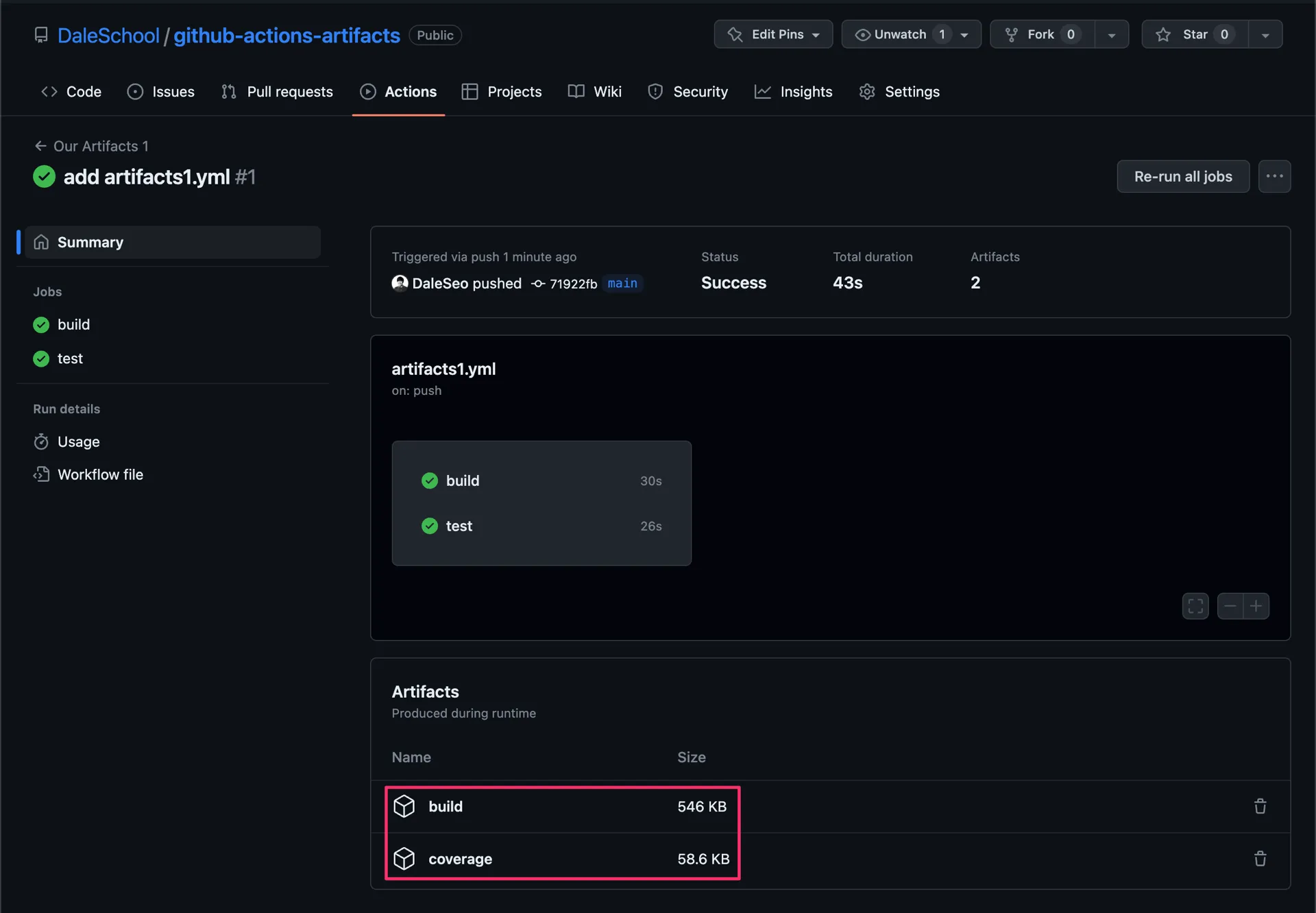 github-actions-artifacts