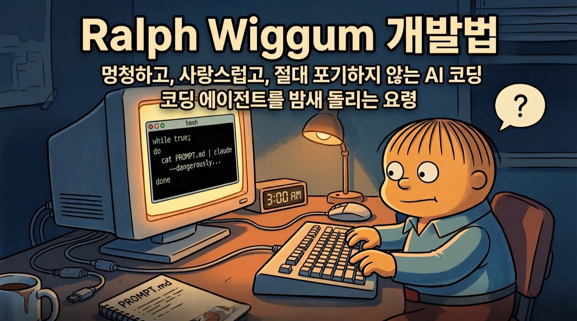 Ralph Wiggum 개발법: 코딩 에이전트를 밤새 돌리는 요령
