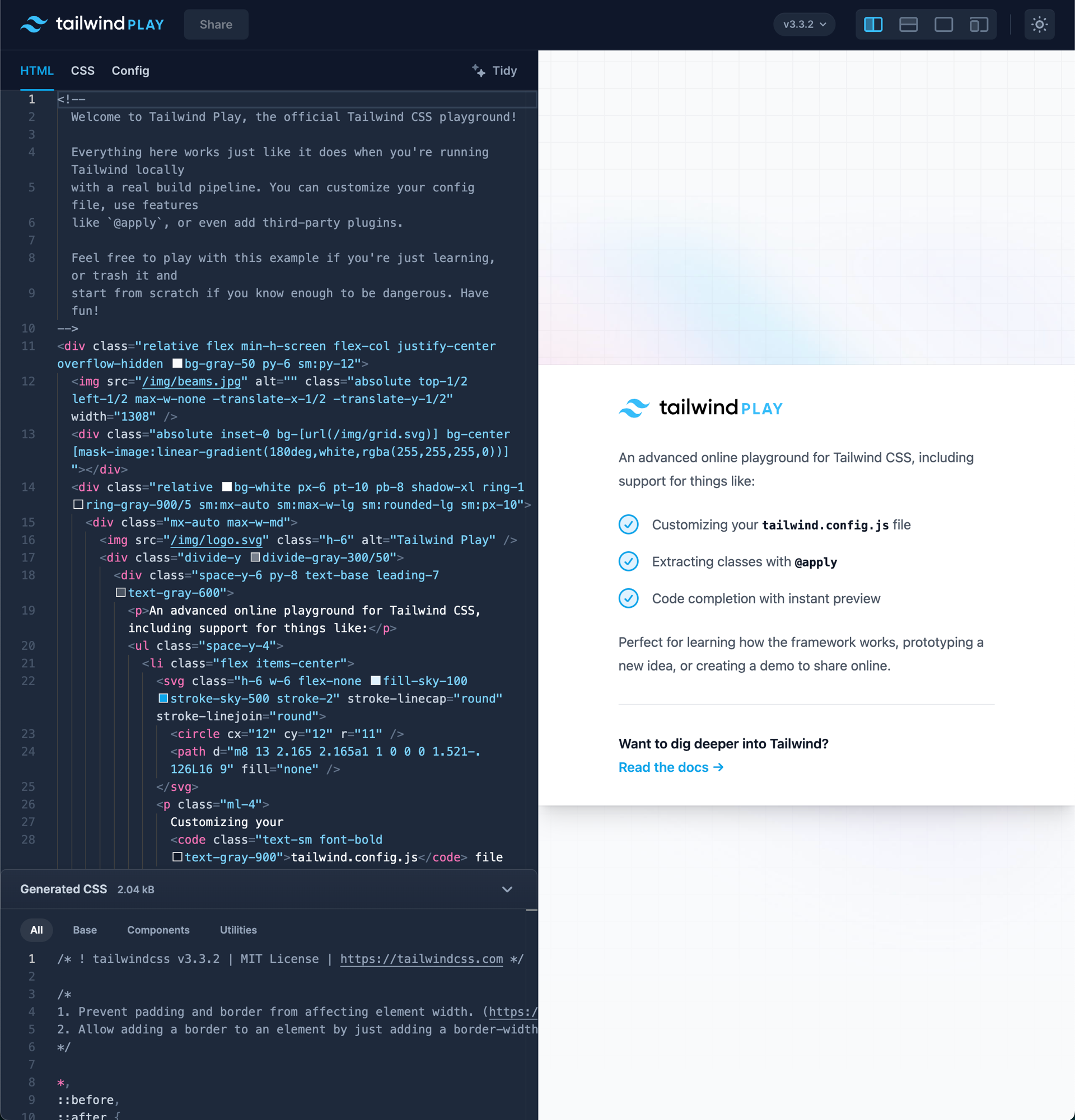 Play CDN으로 간편하게 Tailwind 시작하기
